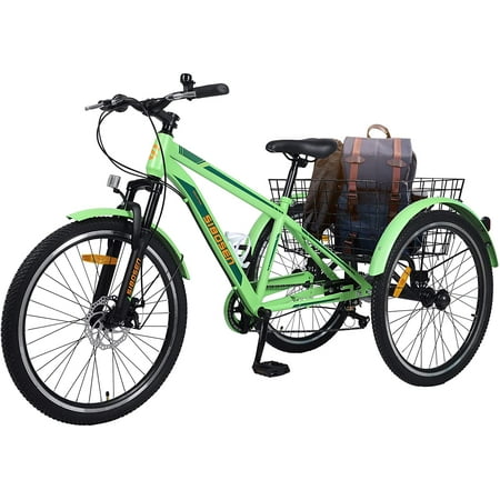 Adult Mountain Tricycles, Mountain Tricycle for Adults 24/26 inch 3 ...