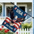thumbnail image 4 of America 250 Flag 12x18 Blue, 250th Anniversary USA Garden Flag Outdoor Patriotic Yard Decor 4th of July Memorial Day, 4 of 5