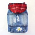 thumbnail image 5 of Chaleco vaquero para perro, ropa de dos pies para mascota, ropa VIP de peluche para cachorro, chaleco para gato, 5 of 5