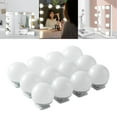 thumbnail image 3 of 9 Brightness Level Vanity Bulbs, Detachable Simple Professional Removable Girls Ladies Cosmetic Mirror Bedroom Table Mirror , 12 PCS, 3 of 7