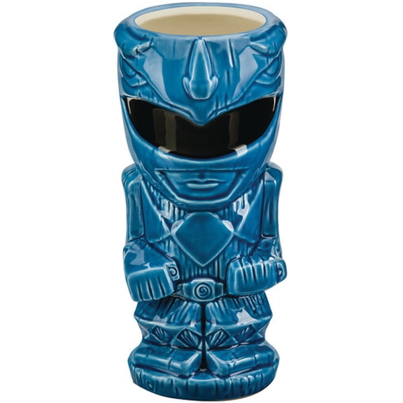 Geeki Tikis Power Rangers Blue Ranger Ceramic Mug | Holds 16 Ounces