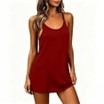 thumbnail image 5 of IUYRTFE Women's Sleeveless Tank Top and Shorts Set Casual Round Neck 2 Piece Loungewear Outfit, 5 of 7