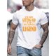 thumbnail image 1 of I'm Not Getting Old I'm Becoming A Legend Graphic Print Men's Creative Top, Casual Slightly Stretch Short Sleeve Crew Neck T-shirt, Men's Tee For Summer Outdoor, 1 of 5