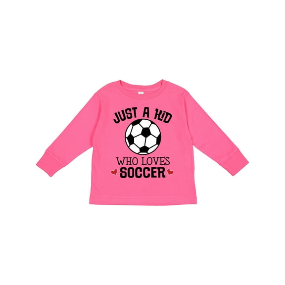 Inktastic Soccer Sports for Kids Boys or Girls Long Sleeve Toddler T-Shirt