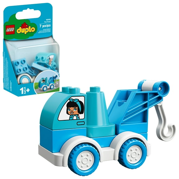LEGO DUPLO My First Tow Truck 10918 Educational Building Toy for Kids Aged 18 Months and up (7 Pieces)