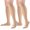 Beige, variant on 2 Pairs Open Toe Copper Compression Socks for Women & Men Circulation 15-20 mmHg - Better Blood Flow, Swelling , Best Support for Medical, Running, Nursing