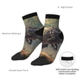 thumbnail image 6 of Pofeuu Jungle Dinosaur Print 30cm Socks, Adult Running Hiking Socks for Youth and Adult, 6 of 7