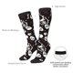 thumbnail image 4 of Fotbe Skeleton Calcetas Divertidas Estampadas para Hombre y Mujer, Calcetas de Algodón hasta la Rodilla para Caminar, Correr, Enfermería y Embarazo, 4 of 6