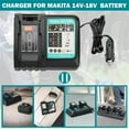 thumbnail image 4 of for Ma*kita 18V Battery Car Charger Cigarette Lighter Plug Car Adapter Portable Fast Charging, 4 of 4