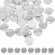 thumbnail image 4 of 100 etiquetas redondas de estampación en blanco con agujero, de acero inoxidable, para colgantes redondos y en blanco para bricolaje., 4 of 7