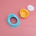 thumbnail image 4 of Precioso asiento de inodoro de plástico para entrenamiento con orinal para niños pequeños con cuenco extraíble para una fácil limpieza (azul), 4 of 4
