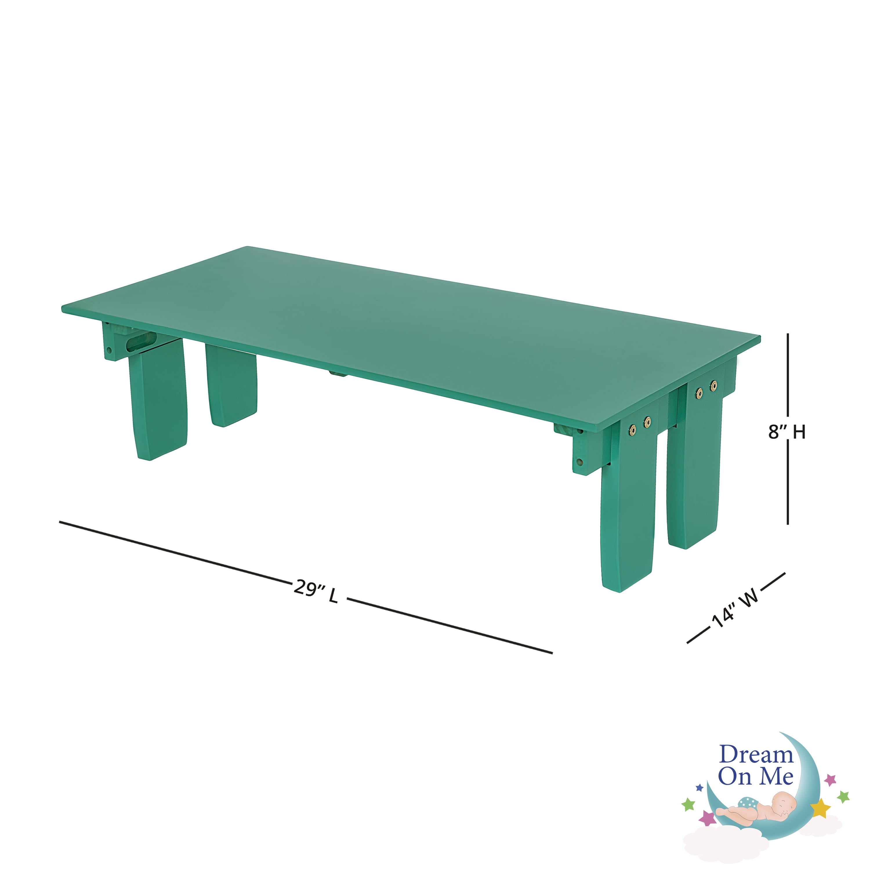 Dream On Me 3 in 1 Kids Bed with Table and Chair, Multiple Finishes, 6 oz