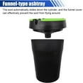 thumbnail image 5 of 5PCS Car Glow in the Dark Butt Bucket Ashtray, Portable Self-Extinguishing Smokeless Auto Cup Ash Holder with Lid, Mini Smellproof Cigarette Trash Accessories for Home Truck Office, 5 of 7