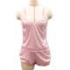 thumbnail image 3 of Gibobby Lencería sexy Picardías de seda satinada para mujer, lencería Sexy, conjunto de pijama con cordones(Rosa, XL), 3 of 5