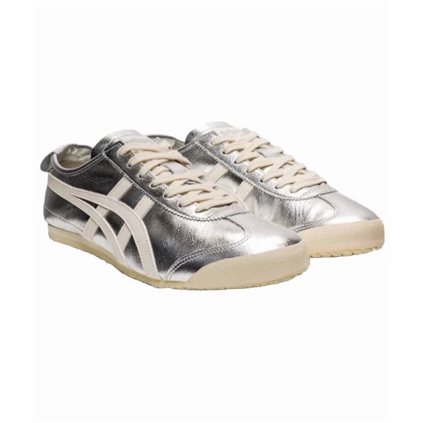 Onitsuka Tiger MEXICO 66 Silver Off White Unisex US6 EU39 Shoes Japan New