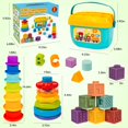 thumbnail image 4 of Montessori Baby Toys GJOF2YK de 6 a 18 meses con juego de juguetes sensoriales, 4 of 6