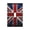 Single Toggle, variant on Dripping Paint Effect UK Union Jack Poster Single Toggle Wall Plate 1 Gang Decorative Electrical Outlet Light Switch Cover Switchplate