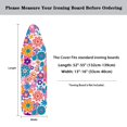 thumbnail image 6 of HELLHERO Ironing Board Cover 15x54 Inch for Home Use Removable Cover with Adjustable Straps Reusable Retro Floral Bouquet Style, 6 of 6