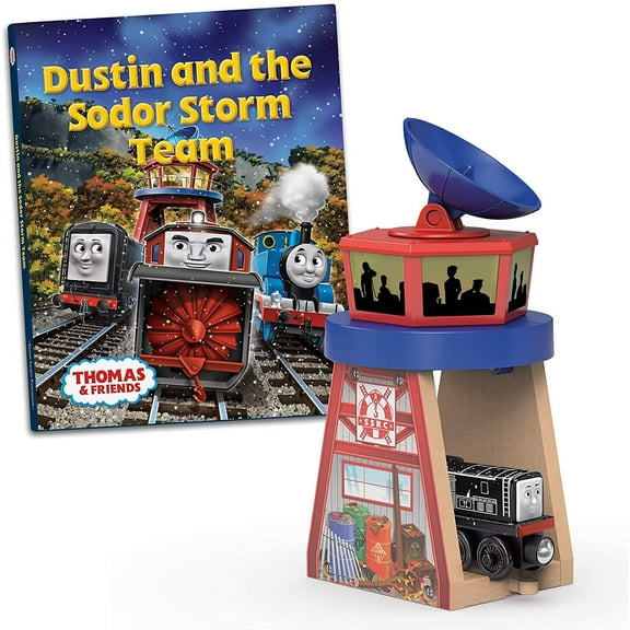 Thomas & Friends Wooden Railway Dustin and The Storm Team Play Vehicles