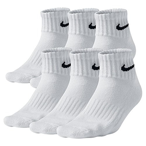 Nike Men s Bag Cotton Quarter Cut Socks 6 Pack