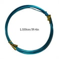 thumbnail image 3 of Craft Wires DIY Handicrafts Braided Thread Good Flexibility Durable Shiny Jewelry Lines Exquisite Design for Sculpturing Turkish Blue, 3 of 5