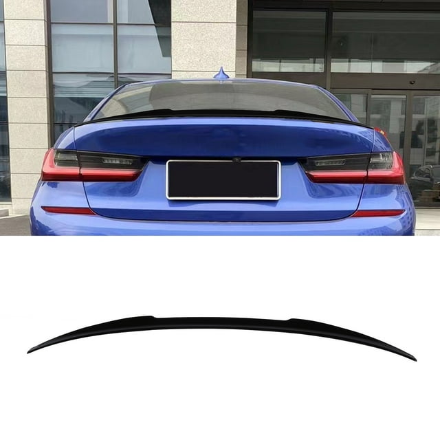 Rear Spoiler Rear Trunk Lip Spoiler Car Rear Spoiler For M3 Style Trunk Lid Spoiler Wing For G20 3 SERIES 330i G80 2019-2024