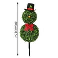 thumbnail image 6 of Christmas Snowman Lawn Stake, Outdoor Yard Decoration with Ground Spike, Festive Snowman Display for Garden, Patio, and Landscape Holiday Decor, 6 of 8