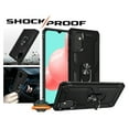 thumbnail image 4 of Designed for Samsung Galaxy S24 Plus /S24+ Military Grade Rugged Dual Layers Hard PC + TPU Shockproof Hybrid with Ring Kickstand Phone Case Cover [Black], 4 of 11