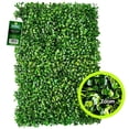 thumbnail image 2 of 20 Pzs Follaje Artificial Muro Verde Pared Tupido 60x40Cm Gome Decoración, 2 of 4