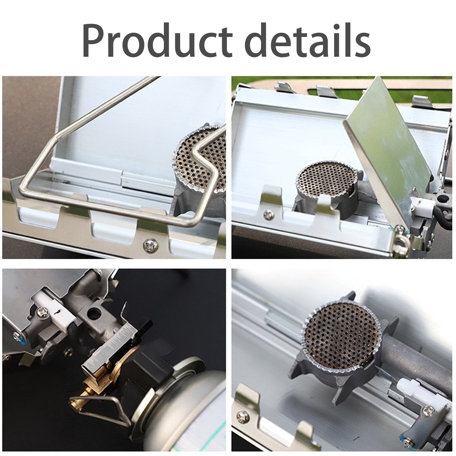 Folding Zincs Alloys Camp Cooker Portables Heavy Type Outdoor Cooking Stove for Camp Picnics Travel