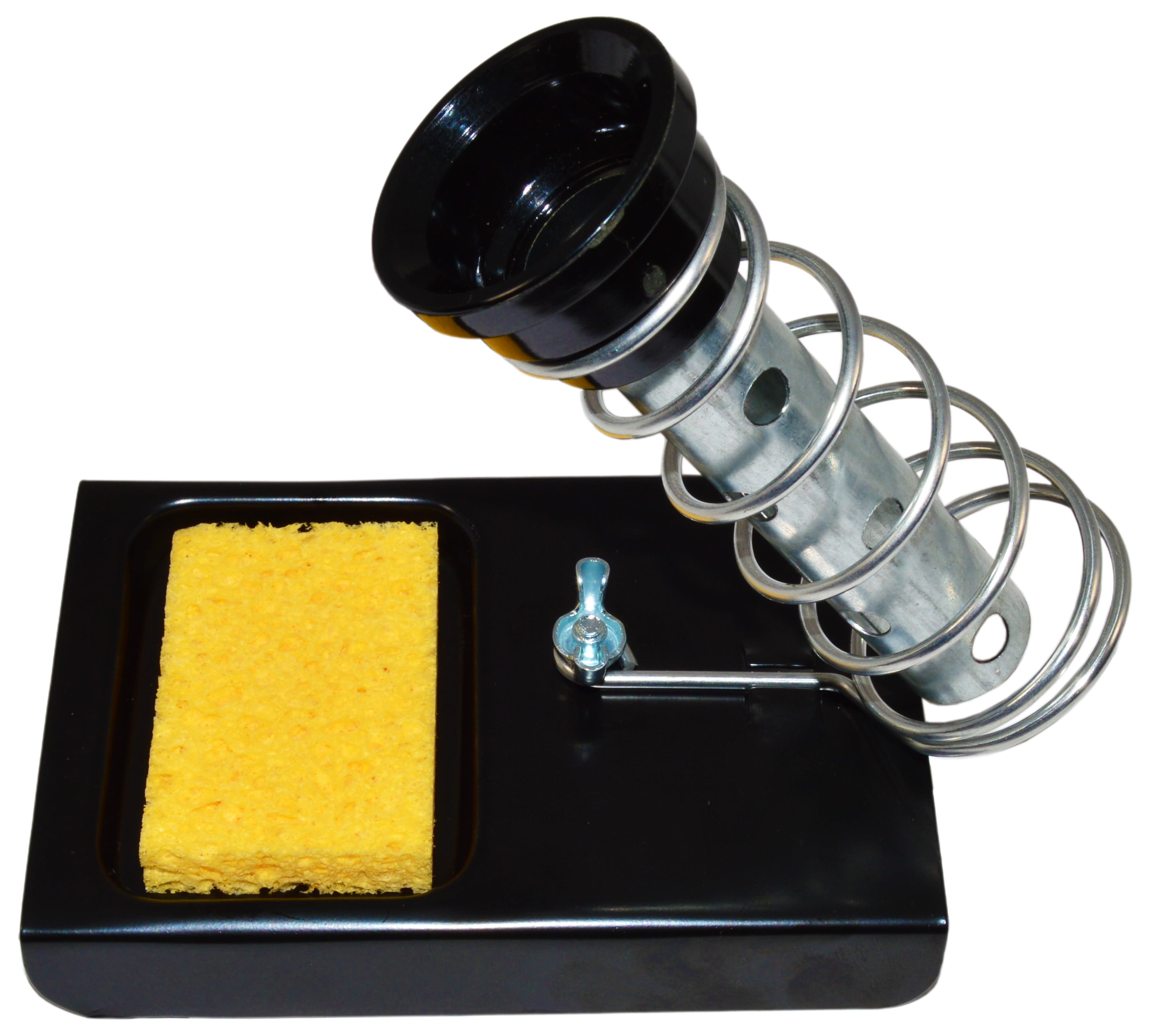 Soldering Iron Stand/Holder with Tip Cleaning Sponge Accommodates Heavy Duty 
