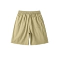 thumbnail image 5 of Men's Big & Tall Baggy Cargo Shorts 9" Inseam Loose Fit Streetwear Hip Hop Casual Short, Y2K Fashion Elastic Waist Drawstring Utility Short Pants for 2026 Summer Lounge, 5 of 6