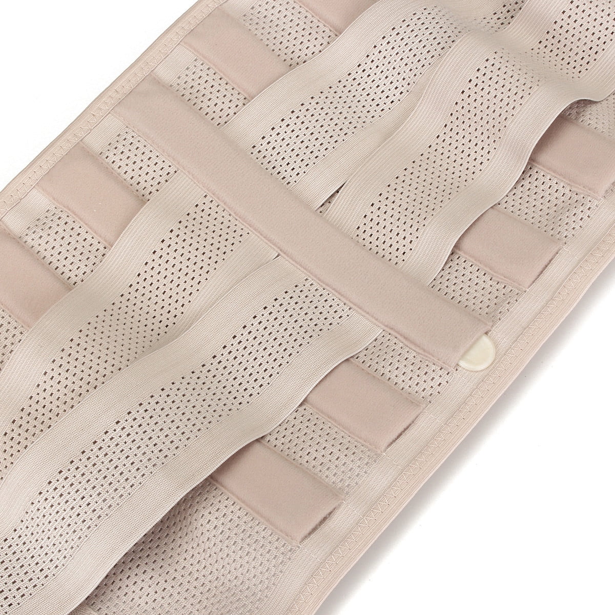 Elastic Lumbar Sacral Back Support Brace for Lower Back Pain with Rigid