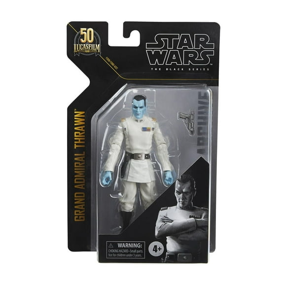 Star Wars The Black Series collection Archive, figurine Grand Amiral Thrawn Star Wars Rebels de 15 cm à collectionner, enfants, dès 4 ans