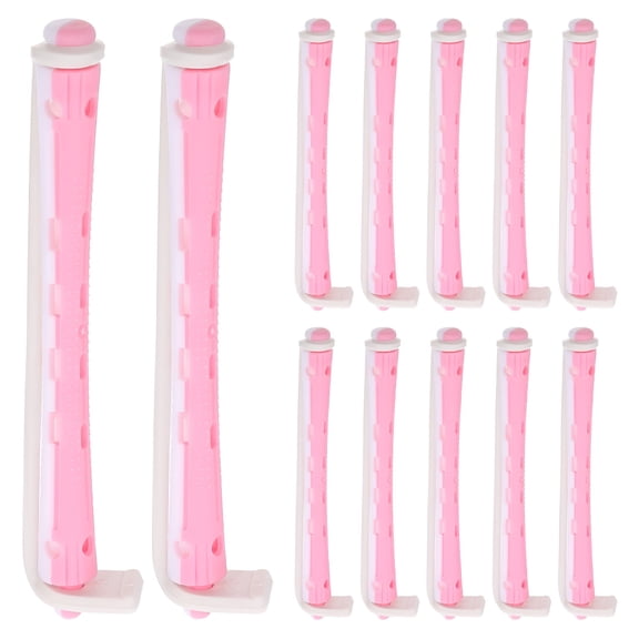 TUWAFE 12pcs Practical Hair Perm Rods 3.54x0.31" for Barber Styling