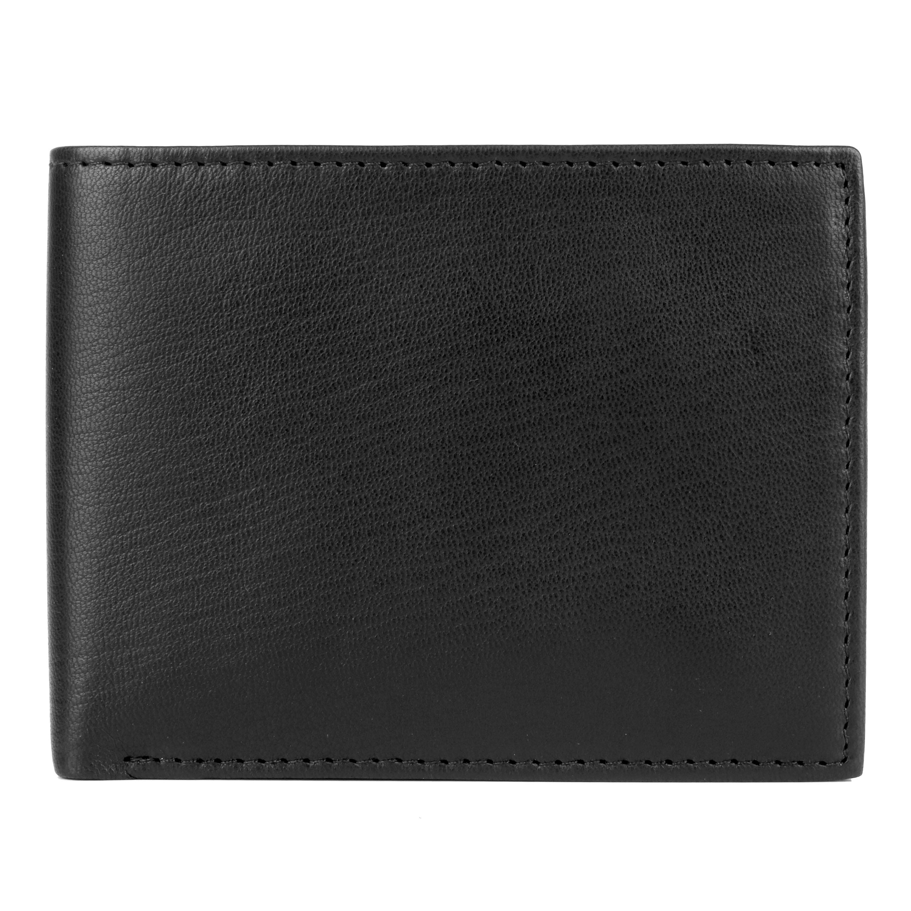J. Buxton Ridgewood Card Billfold - Genuine Leather Wallet