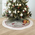 thumbnail image 2 of Guantes de 48 pulgadas Árbol de Navidad Falda Árbol de Navidad Estera Decoraciones, 2 of 5