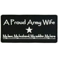 thumbnail image 2 of Proud Army Wife Patch, Women's Military Patches, 2 of 2