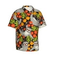 thumbnail image 2 of Easygdp Sloth on the Branch Men's Hawaiian Shirts Print Lapel Short Sleeve for Beach, vacation, party, casual occasions - Small, 2 of 9