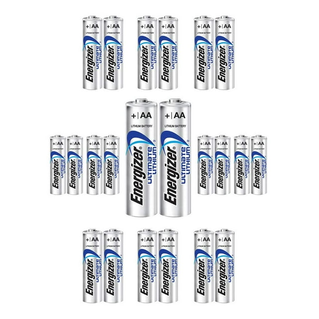 Pilas de litio Energizer Ultimate L91 AA, paquete de 24