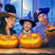 thumbnail image 2 of Capa de mago de Halloween, capa y sombrero de bruja, capa de mago para niños, mago con sombrero de capa, disfraz de capa de bruja para niños, niñas, fiesta de cosplay, 2 of 4