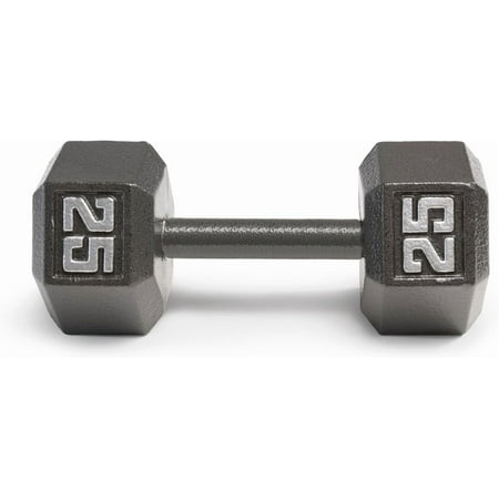 Individual Cast Iron Dumbbells – Hex Hand Weights 3-100 LB for Home Fitness, Strength, and Exercise Workouts