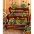 thumbnail image 6 of Leigh Country TX 93975 Cascading Tiered Planter Box Brown, 6 of 6