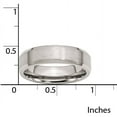 thumbnail image 5 of Primal Steel Stainless Steel Flat Beveled Edge 6mm Brushed and Polished Band, 5 of 9