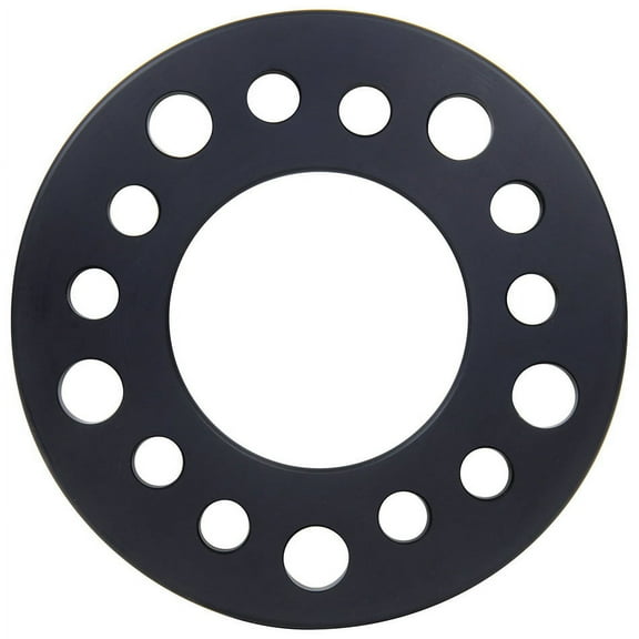 Allstar-ALL44121 Wheel Spacer, 5 x 4.50/4.75/5.00 in Bolt Pattern, 1/2 in Thick, Aluminum, Black Anodize, Each