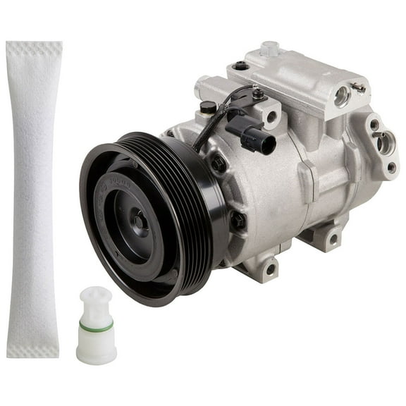 For Kia Forte 2010 2011 2012 2013 OEM AC Compressor w/ A/C Drier - BuyAutoParts