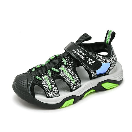 

Engtoy Boy s Closed-toe Sandals Light-Weight Breathable Beach Outdoor Shoes