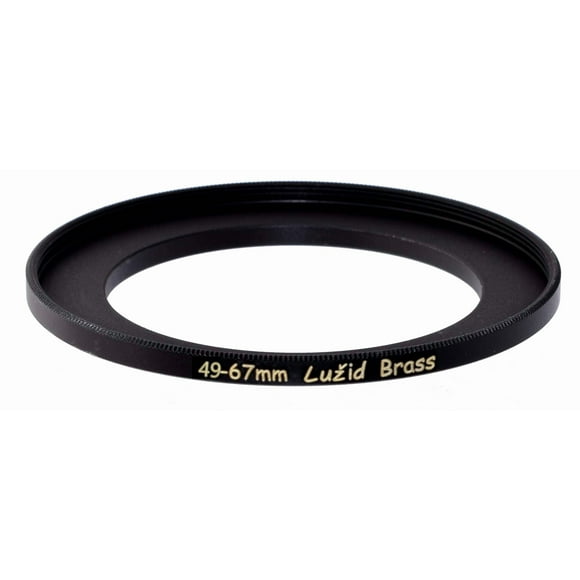 Adaptador de filtro Step Up Ring LUŽID de 49 mm a 67 mm, latón