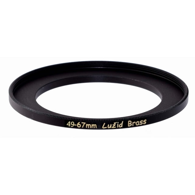Adaptador de filtro Step Up Ring LUŽID de 49 mm a 67 mm, latón