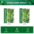 thumbnail image 2 of Sm:)e Heart Shamrock Welcome Patricks Day Garden Flag 12x18 Inch, 2 of 7